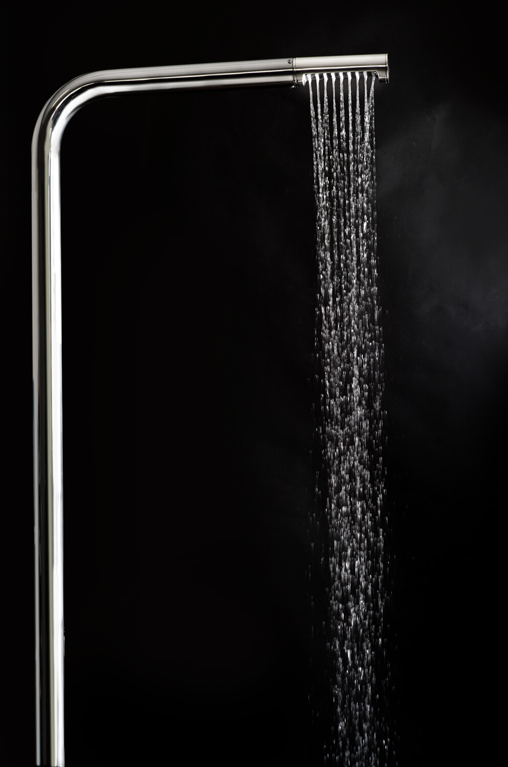 Tekoucí voda s broušené nerezové sprchy Mercurio 